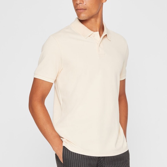 Tipped Collar Polo - Brand New - NEVER WORN - Pink - Picture 1 of 5